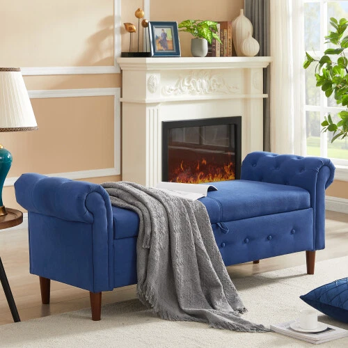 Space Saving Storage Multipurpose Rectangular Bench Sofa Stool Storage New