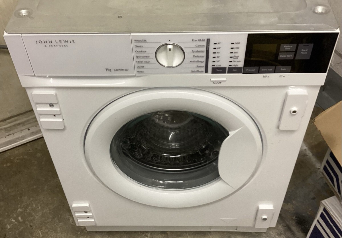 Integrated Washing John Lewis Washer Dryer 1600 Spin 8kg