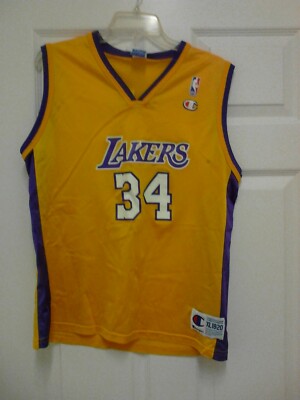 Vintage adidas Lakers O'Neal 34 ジャージ XL Vintage Lakers O'Neal #34 Champions Jersey SizeXL 18-20 | eBay