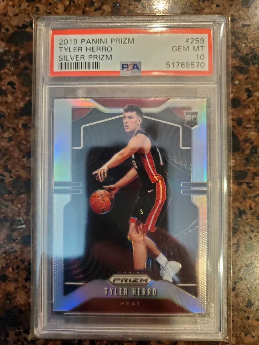 NBA silver prizm Tyler Herro RC Auto