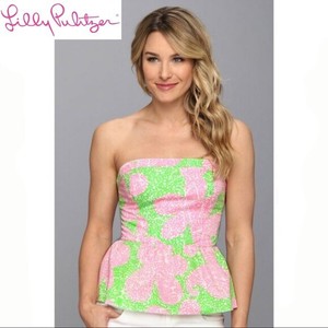 lilly pulitzer peplum top