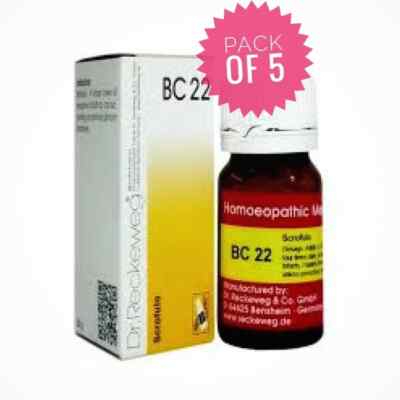 5 X Dr. Reckeweg Bio-Combination 22 (BC 22) Tablets 20g Homeopathic Made German