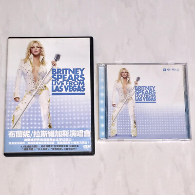 Britney Spears 2001 Live From Las Vegas Taiwan OBI DVD + VCD +