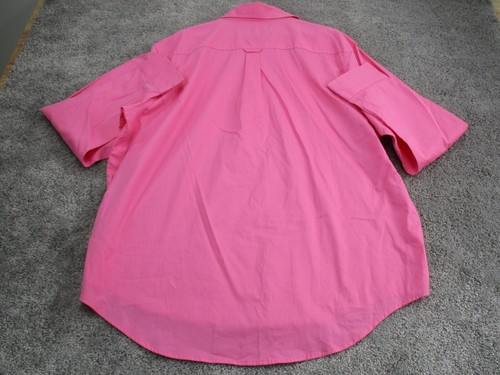 Brumby Shirt/Blouse 2XL Long Sleeve Collared 1/2 Button Up Pink Western New - Bild 3 von 13