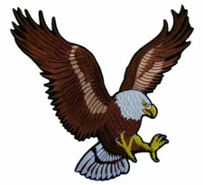 LARGE SIZE BALD EAGLE Hawk Falcon Bird Wings Jacket Patch