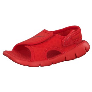 infant red sandals