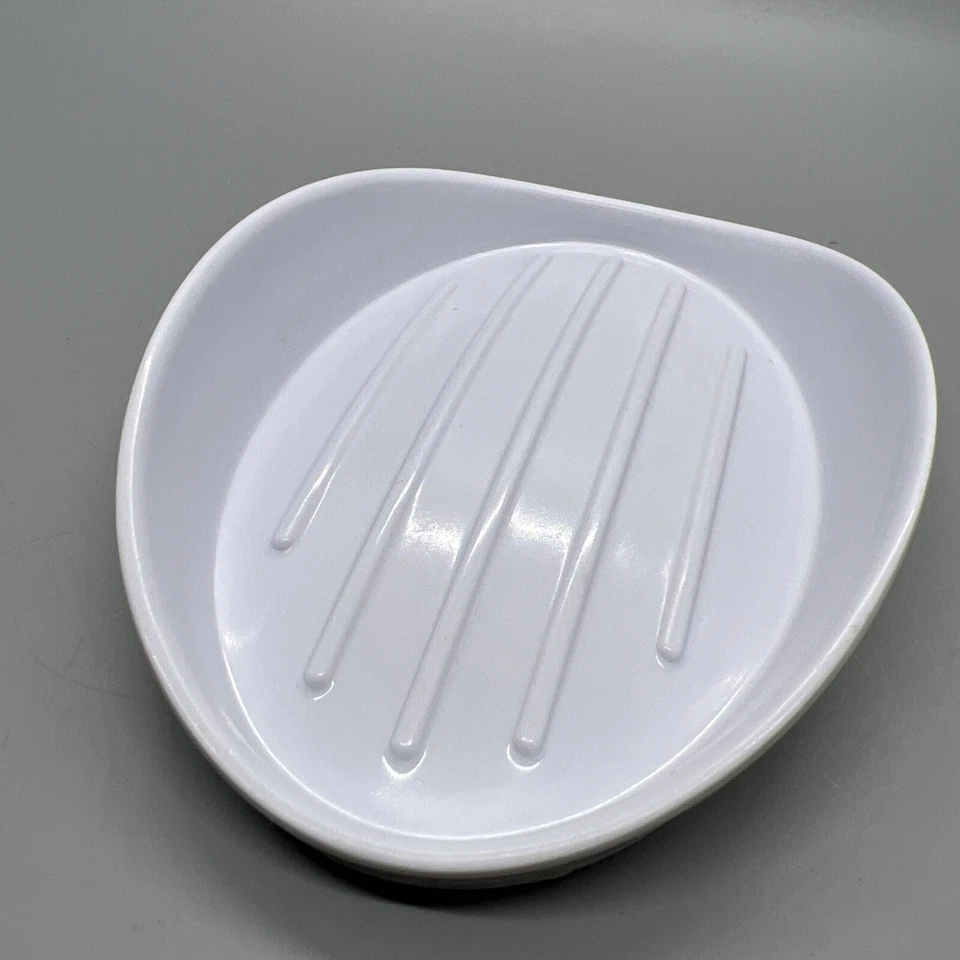 Umbra Bathroom Soap Dish Touch Contemporary Practical Molded Oval Bar 5.5” - Image 4 of 4