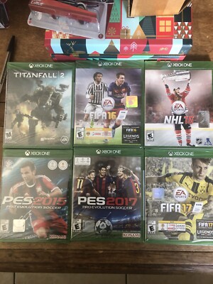 Lot Of 6 Brand New Sealed Games XB1 Rare Cover Messi Microsoft Xbox One PES +