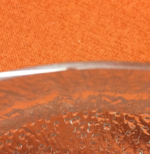 Vintage Tapio Virkkala Finlandia grande insalatiera in vetro 9" - Foto 4 di 7