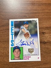 2019 Topps 1984 Baseball Series 2 150th Anniversary /150 Steven Matz Autograph
