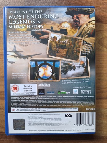 Call of Duty 2 The Big Red One (Playstation 2) PAL Region - Picture 2 of 4