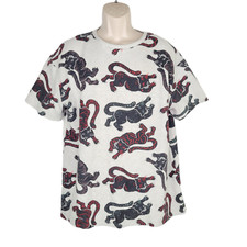 Zara Trafaluc Autumn Winter 17 - 18 Tiger Sweater Oversized Large Short Sleeve