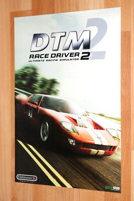 TOCA Race Driver 2 PlayStation 2 PS2 PSP Xbox Very Rare Poster 42x28cm