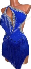 jz Handmade Women Samba Ballroom Swing Salsa Rumba Latin Dance Dress RHYTHM