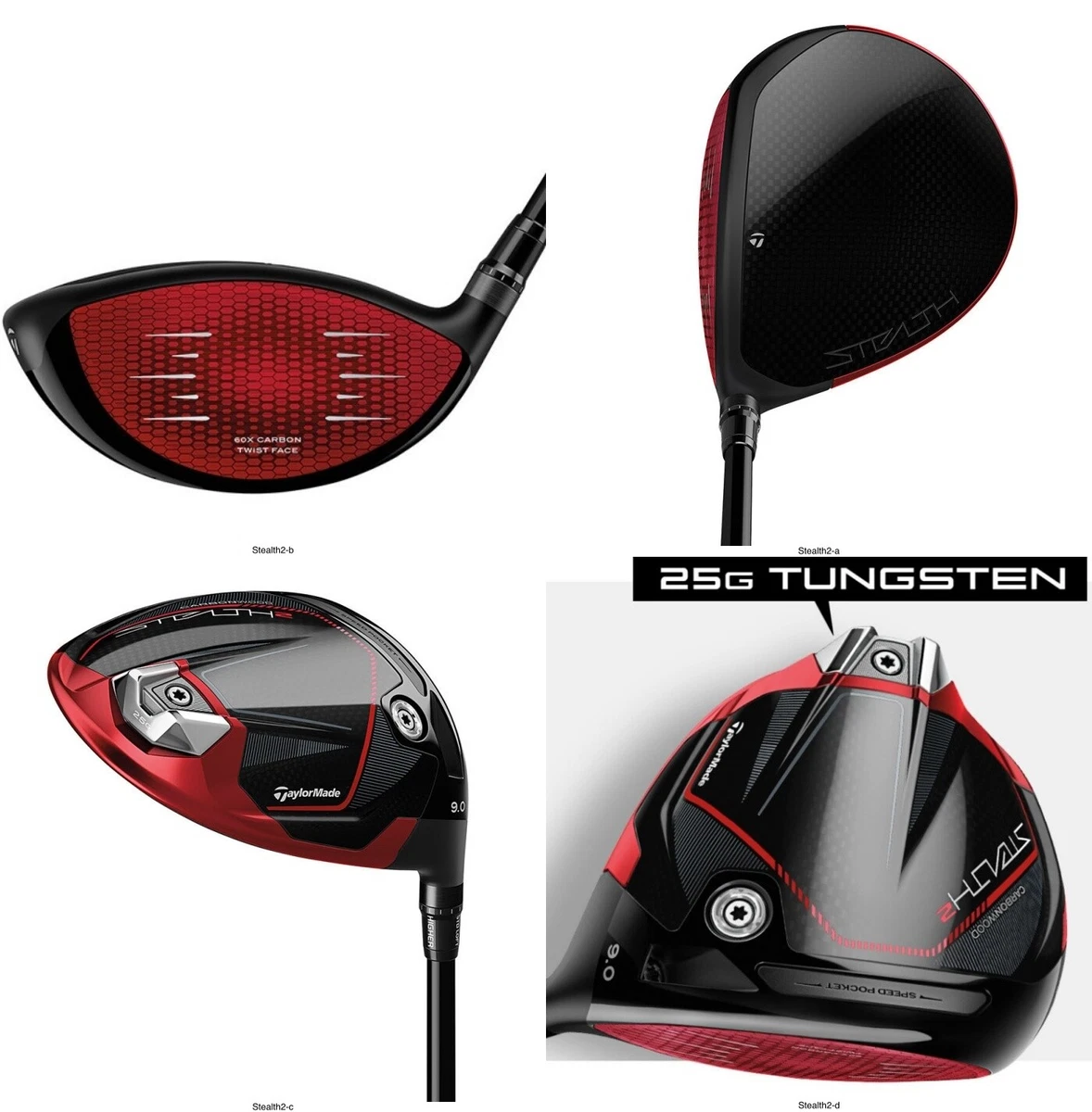 Taylormade Stealth 2 Driver 10.5 Project X HZRDUS Black Gen 4 60