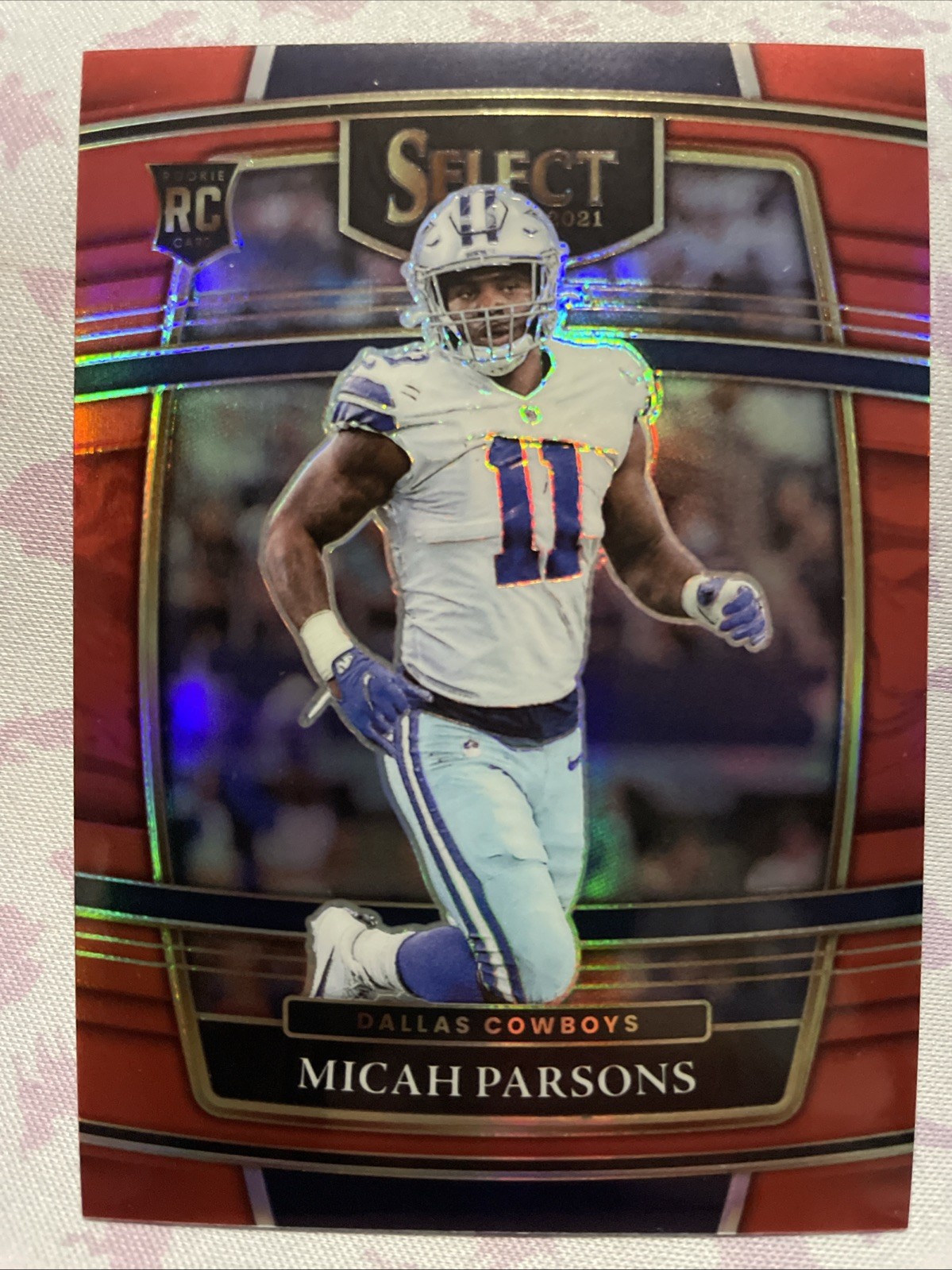2021 Panini Select - Concourse Micah Parsons #85 Red Prizm /99 (RC)