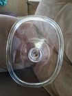 Replacement Glass Lid Oblong Casserole Dish Pyrex #45 DC -1 1/2 Quart Oven Safe