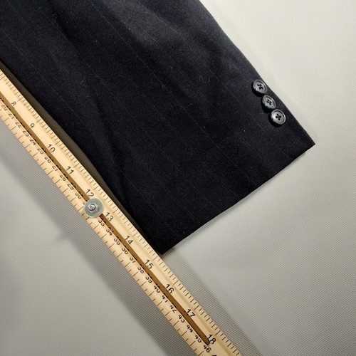 Judd's Classic Fit Black Striped Suit Blazer And Pants Set Mens Size Large - Picture 12 of 18