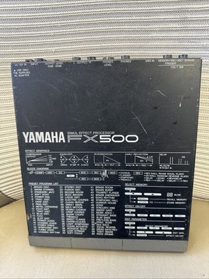 Yamaha FX500 サイマル・エフェクト・プロセッサー Yamaha FX500 Simul Effect Processor for sale online | eBay