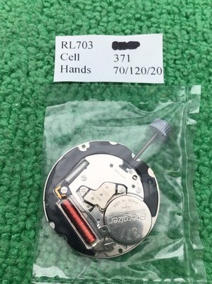 Ronda 703 Watch Movement Swiss Parts, 3 Hands, SS
