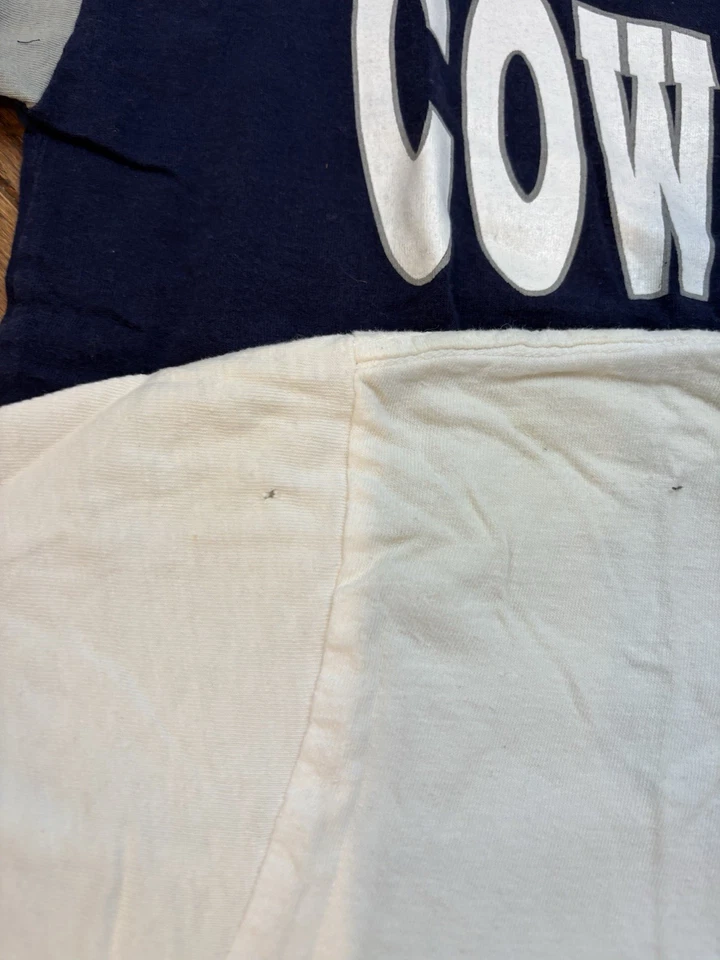 Lote de camisetas vintage de los 90 Dallas Cowboys NFL para niños grandes, jersey, camiseta 100 % algodón Foto 3 de 4