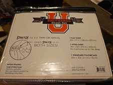 Universal Dorm Bed Cotton 250 TC 3 Pc. Sheet Set - TWIN / TWIN XL - Dust Plum