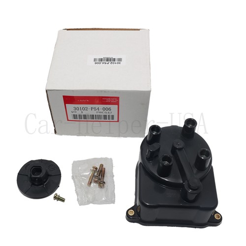 OEM Distributor Cap & Distributor Rotor Ignition Kit For Honda Civic 1992-2000 - Picture 1 of 12