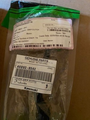 Kawasaki 2013-2020 Ninja Z400 Lever Grip Clutch 46092-0562 OEM for