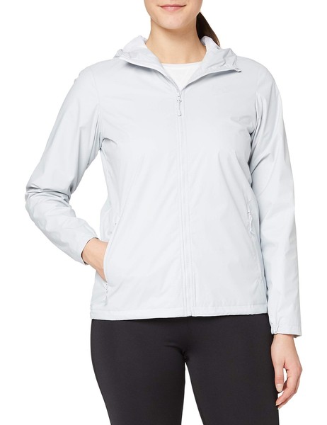Under Armour Damen Jacke Forefront Regenjacke Sportjacke, Grau/Weiß, Xl-image