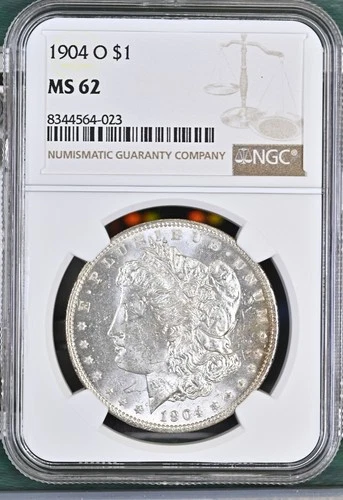 1904-O Morgan Dollar NGC Certified MS62