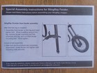 2 Schwinn Stingray Chopper Fenders For XL Scooter Forks & 14" OCC Tire + Decals — photo 9