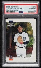 2005 Donruss Team Heroes Justin Verlander #371 PSA 10 GEM MT 2d4