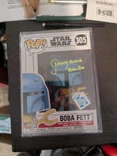 Star Wars Pop Funko Boba Fett #305 Signed by Jeremy Bulloch with COA