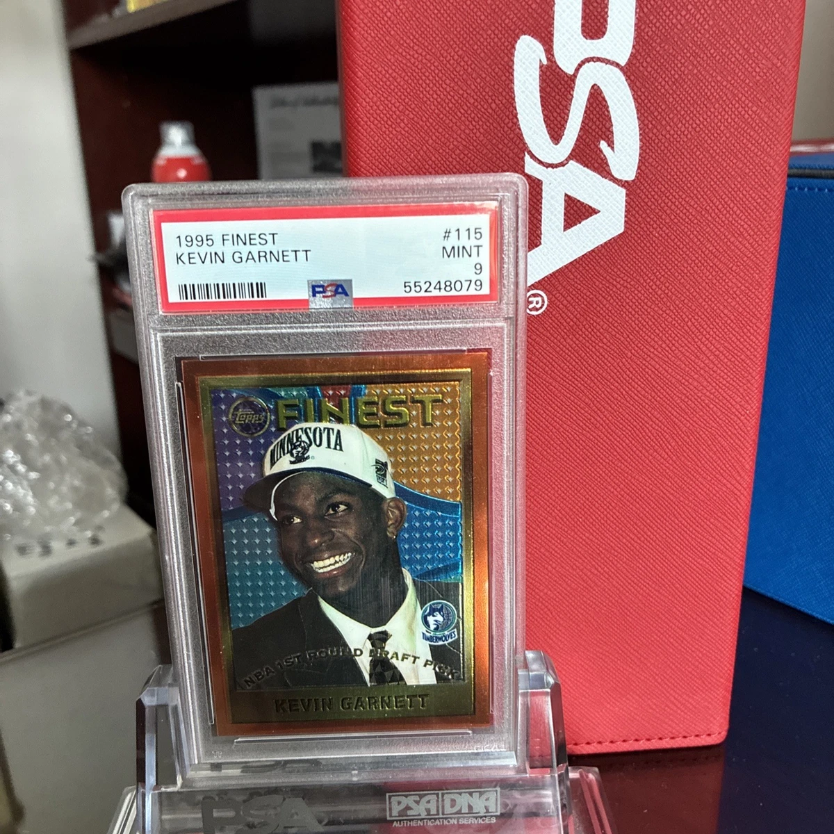 Kevin Garnett Professional Sports Authenticator (PSA) Basketball