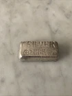 Rare! Vintage Omega M&B Mining 2 Troy oz .999 Fine Silver Hand Poured Bar
