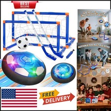 Hover Soccer Ball Set with Glow Lights for Active Play - Best Gift for Boys 4-12