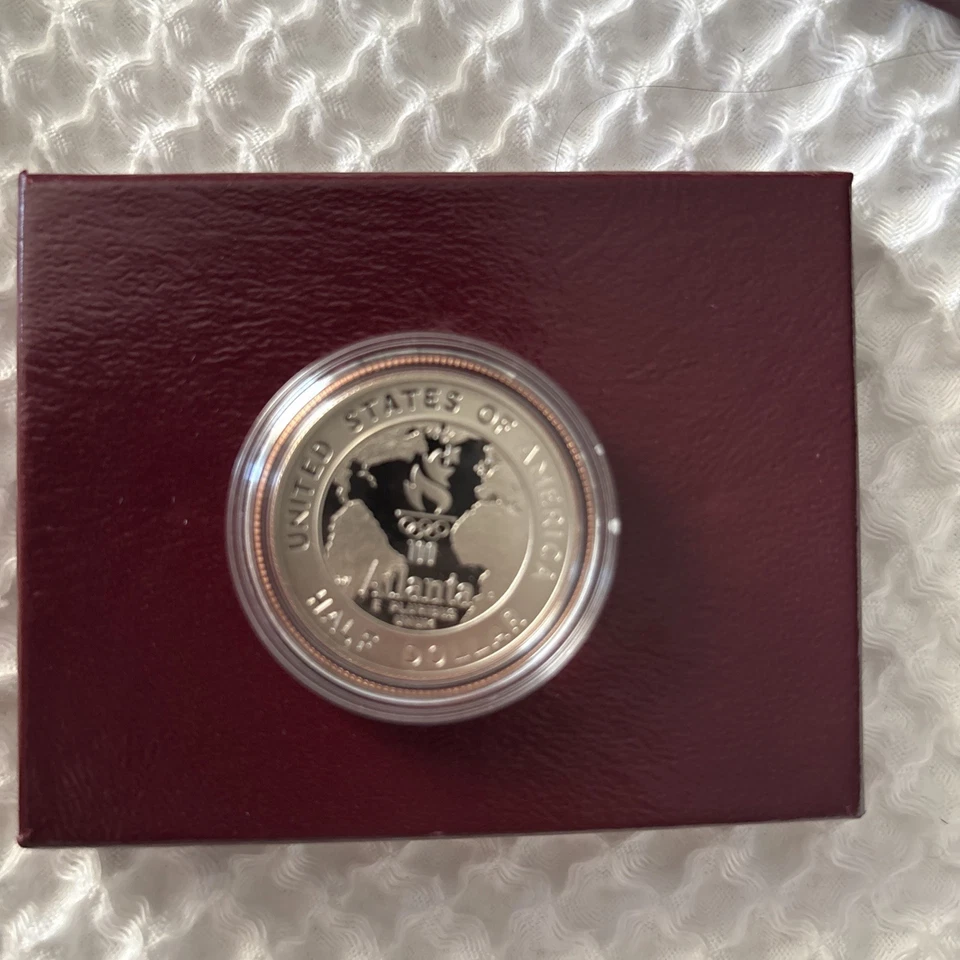 1995 PROOF US Olympic Games Coins of the Atlanta Centennial Half Dollar #46733L - Image 4 of 4