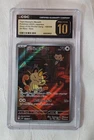 Team Rocket's Meowth 109/098 CGC GRADED 10 PRISTINE HOLO Pokemon Full Art Japan
