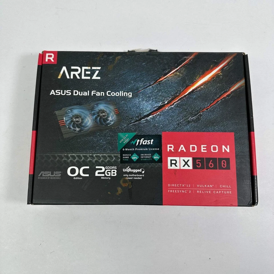 ASUS Arez Radeon RX 560 2GB GDDR5 Graphics Card - Image 2 of 4
