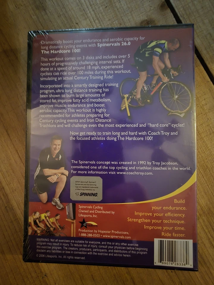 Spinervals 26.0: The Hardcore 100 (DVD, Competition Series) BRAND NEW SEALED  Foto 2 de 2