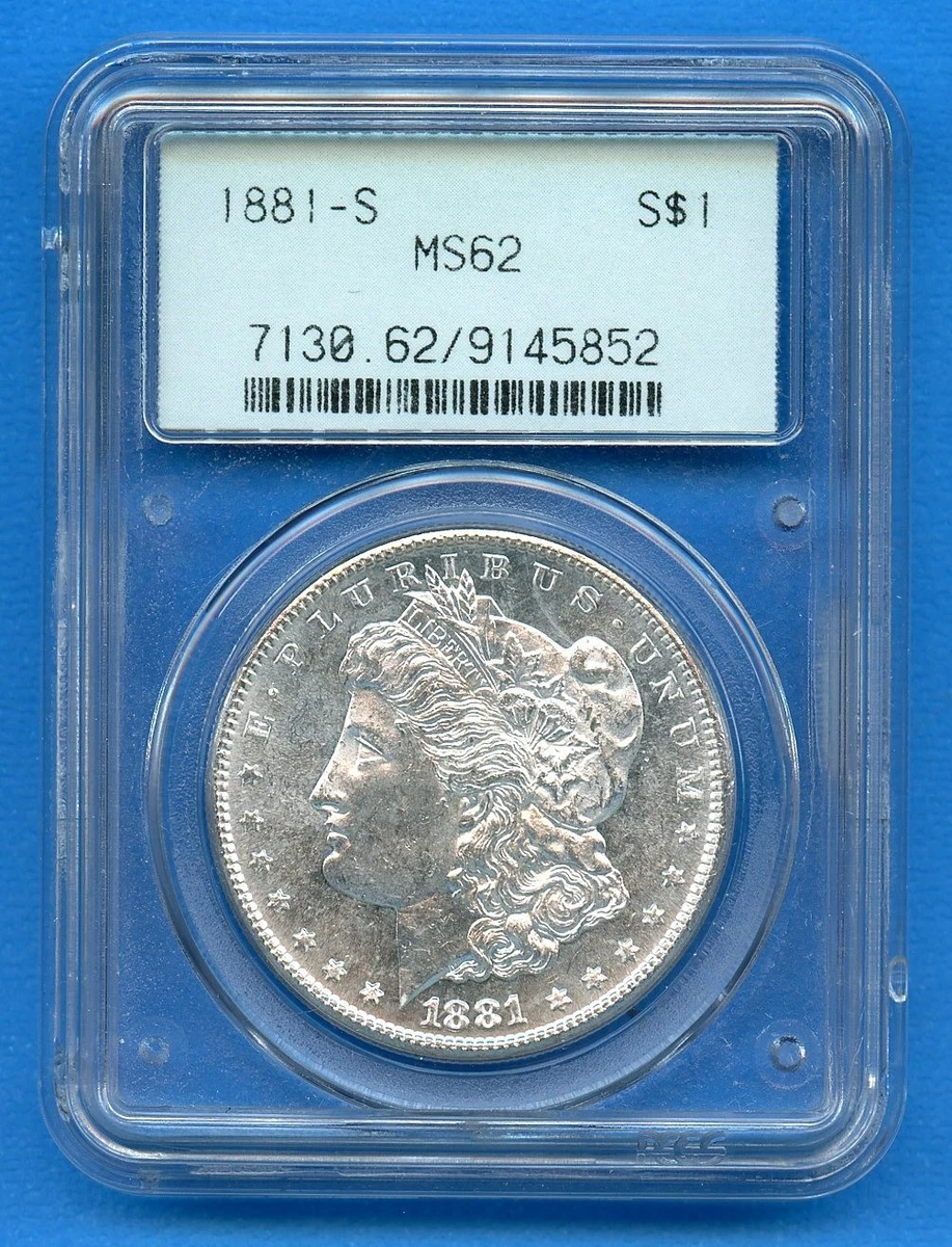 アメリカ　モルガンダラー銀貨1881-s MS-62 PCGS Buy 1881-S Morgan Dollar MS-62 PCGS | APMEX