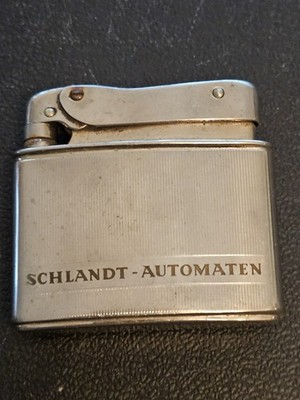 Vintage Lunder 1000 Record Lighter Schlandt-Automaten Advertisement 
