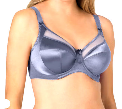 GODDESS KEIRA CORNFLOWER BLUE REINFORCED CUPS UNDERWIRE BRA 38DD 38E NWT