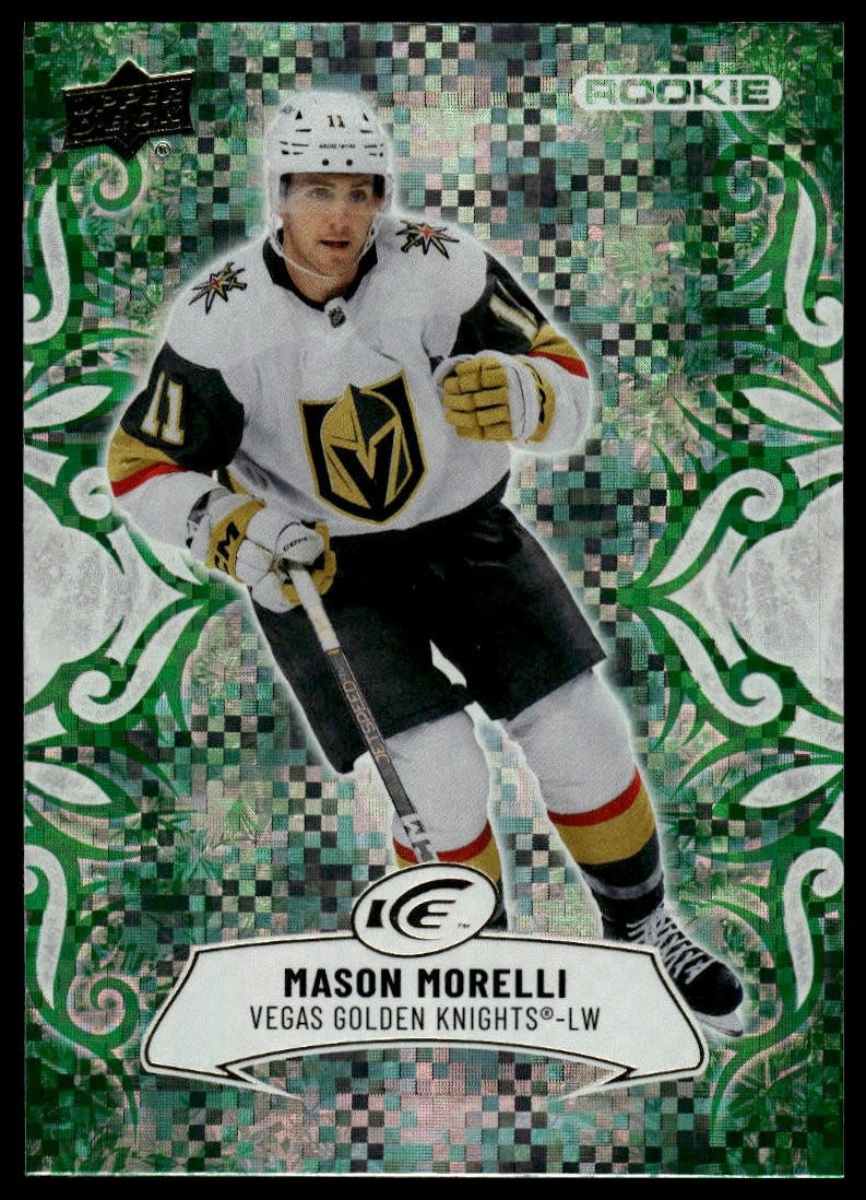 2024-25 Upper Deck Ice #145 Mason Morelli Emerald Green