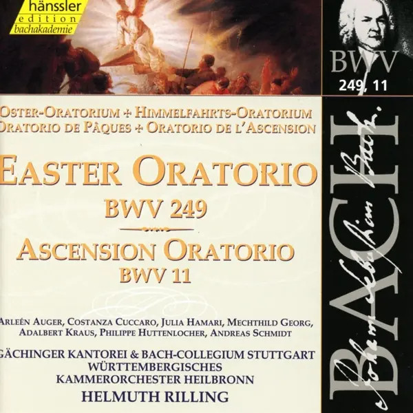 Easter Oratorio Bwv 249/Ascension Oratorio Bwv 11 | Johann Sebastian Bach | Cd-image