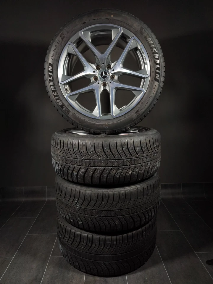 4 Winterreifen 265/45 295/40 R20 Mercedes GLC W253 20" AMG Alufelgen Winterräder - Bild 2 von 4