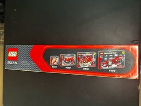 LEGO Racers Ferrari 8375 Ferrari F1 Pit Set 206pcs Complete Set Boxed