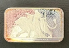 Royal Mint Una and the Lion 1oz Silver Bar - Intense Natural Toning - Rare