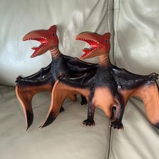 Large Toys R Us 18" Rubber Pterodactyl Dinosaur Maidenhead Jumbo Huge Kids Toy