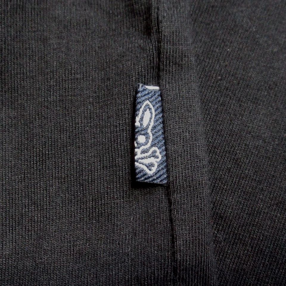 Camiseta Psycho Bunny Gráfica Calavera Conejito Negra Plateada Para Hombre Talla 6 Foto 4 de 4